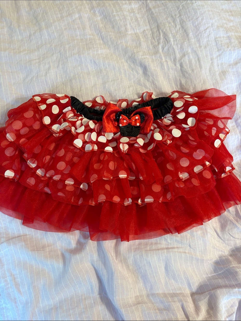 Disney Minnie Mouse Polka Dot Tulle Skirt with Bow
